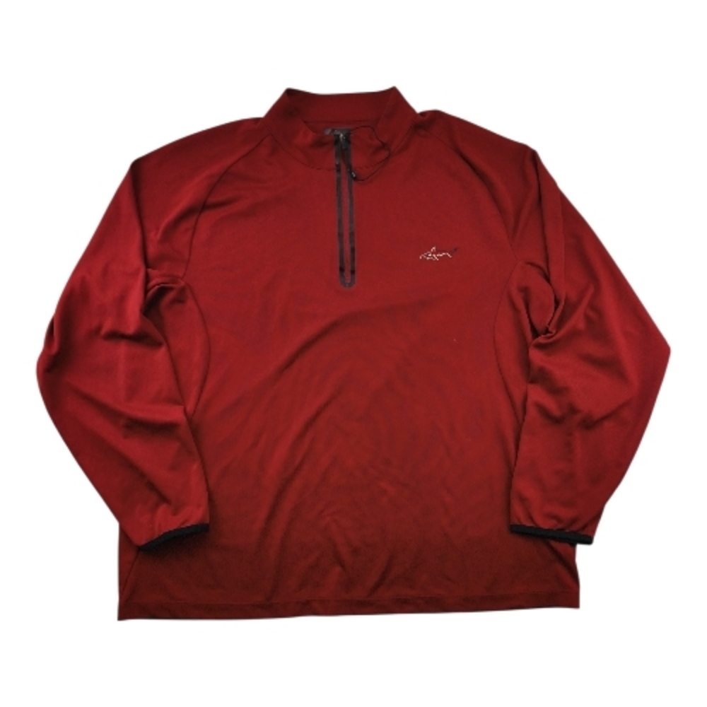 Greg Norman Tasso Elba Golf Athleisure Quarter Zip Pullover Mens L